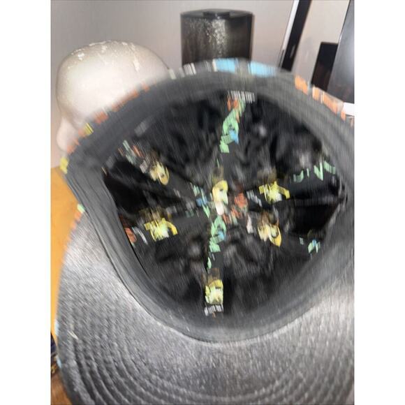 Men's New Era Vert Graffiti 9FIFTY Fitted Flat bill Hat Size 7 3/8 - Picture 5 of 6